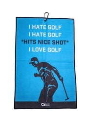 CA Waffle Golf Towels | Hate Golf