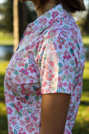 CA Ladies V-Neck Golf Shirt | Fairway Bloom