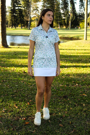 CA Ladies V-Neck Golf Shirt | Daily Greens