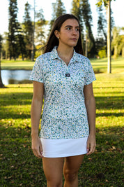 CA Ladies V-Neck Golf Shirt | Daily Greens