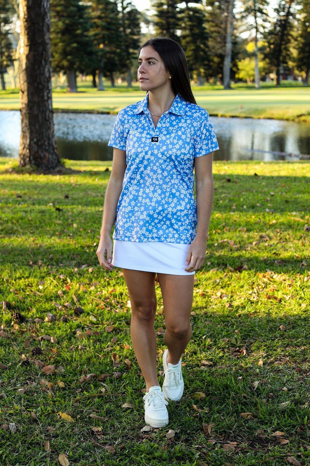 CA Ladies V-Neck Golf Shirt | Daisy Drive