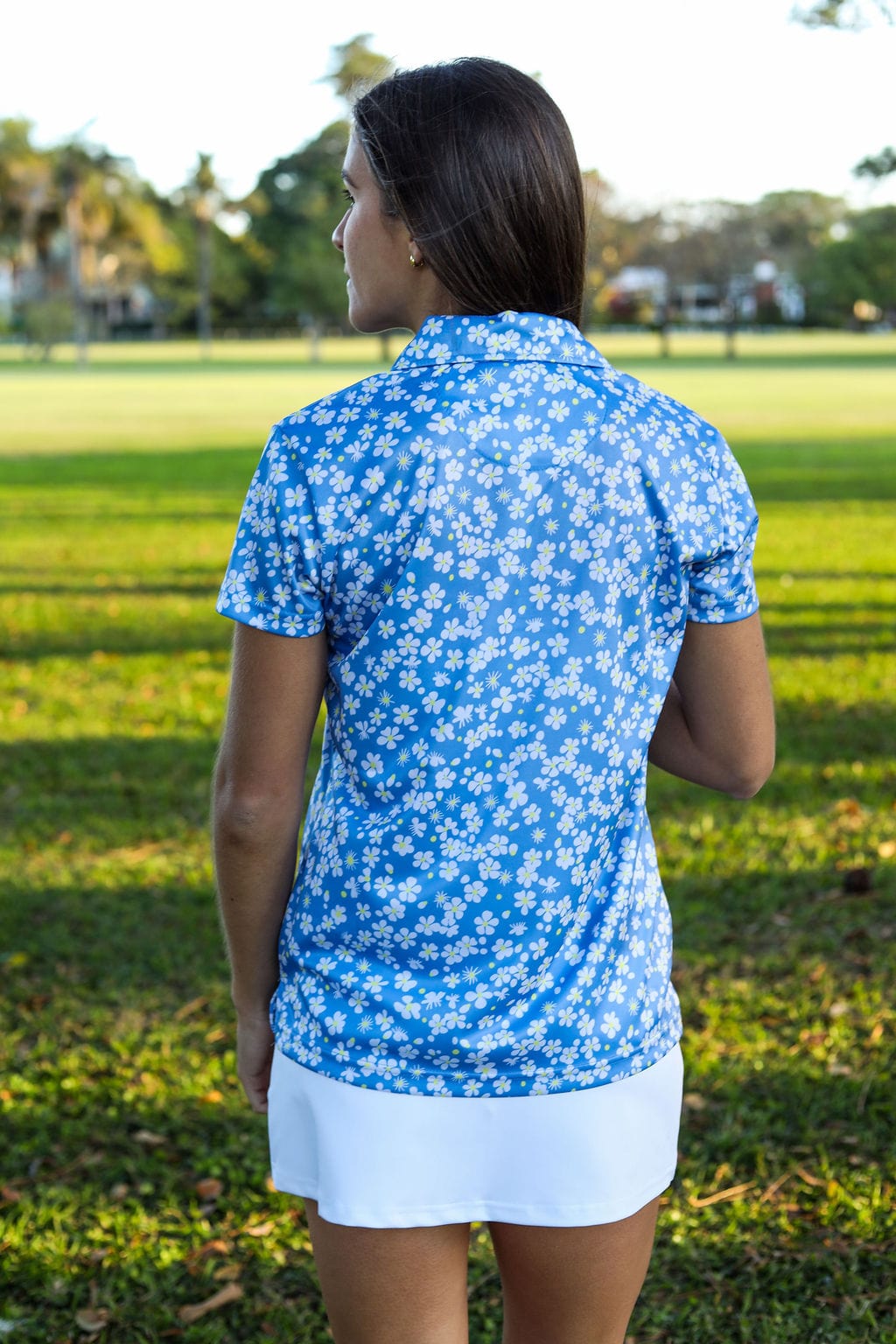 CA Ladies V-Neck Golf Shirt | Daisy Drive