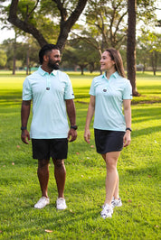 CA Ladies Iconic Golf Shirt | Aqua