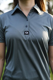 CA Ladies Iconic Golf Shirt | Dark Grey
