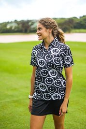 CA Ladies Funky Golf Shirt | Smiley