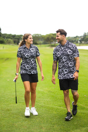 CA Ladies Funky Golf Shirt | Smiley
