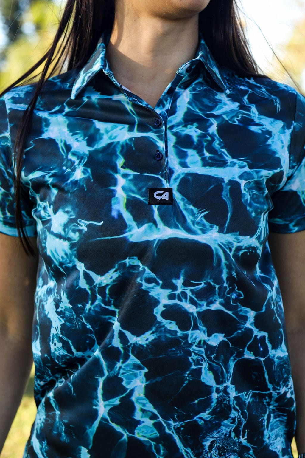 CA Ladies Funky Golf Shirt | Water Hazard