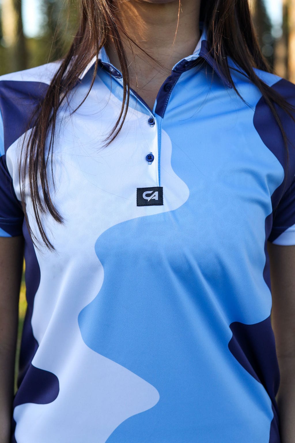 CA Ladies Funky Golf Shirt | Santorini Swing