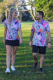 CA Ladies Funky Golf Shirt | Palm Fruits