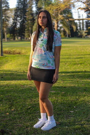 CA Ladies Funky Golf Shirt | Flamingo Island