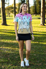 CA Ladies Funky Golf Shirt | Ice Cream Sundays