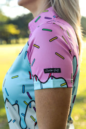 CA Ladies Funky Golf Shirt | Ice Cream Sundays