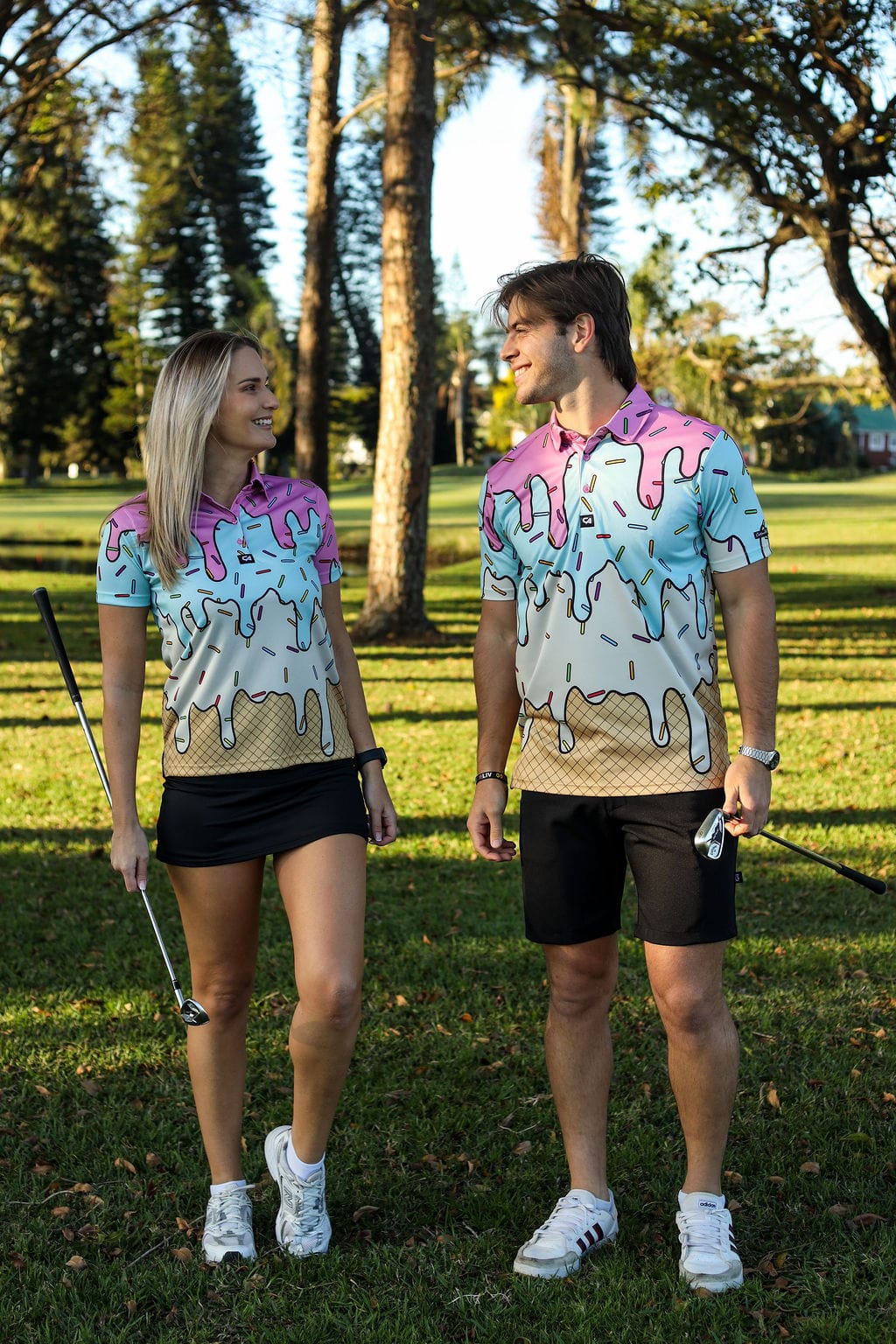 CA Ladies Funky Golf Shirt | Ice Cream Sundays