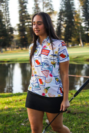CA Ladies Funky Golf Shirt | Summer Vacation