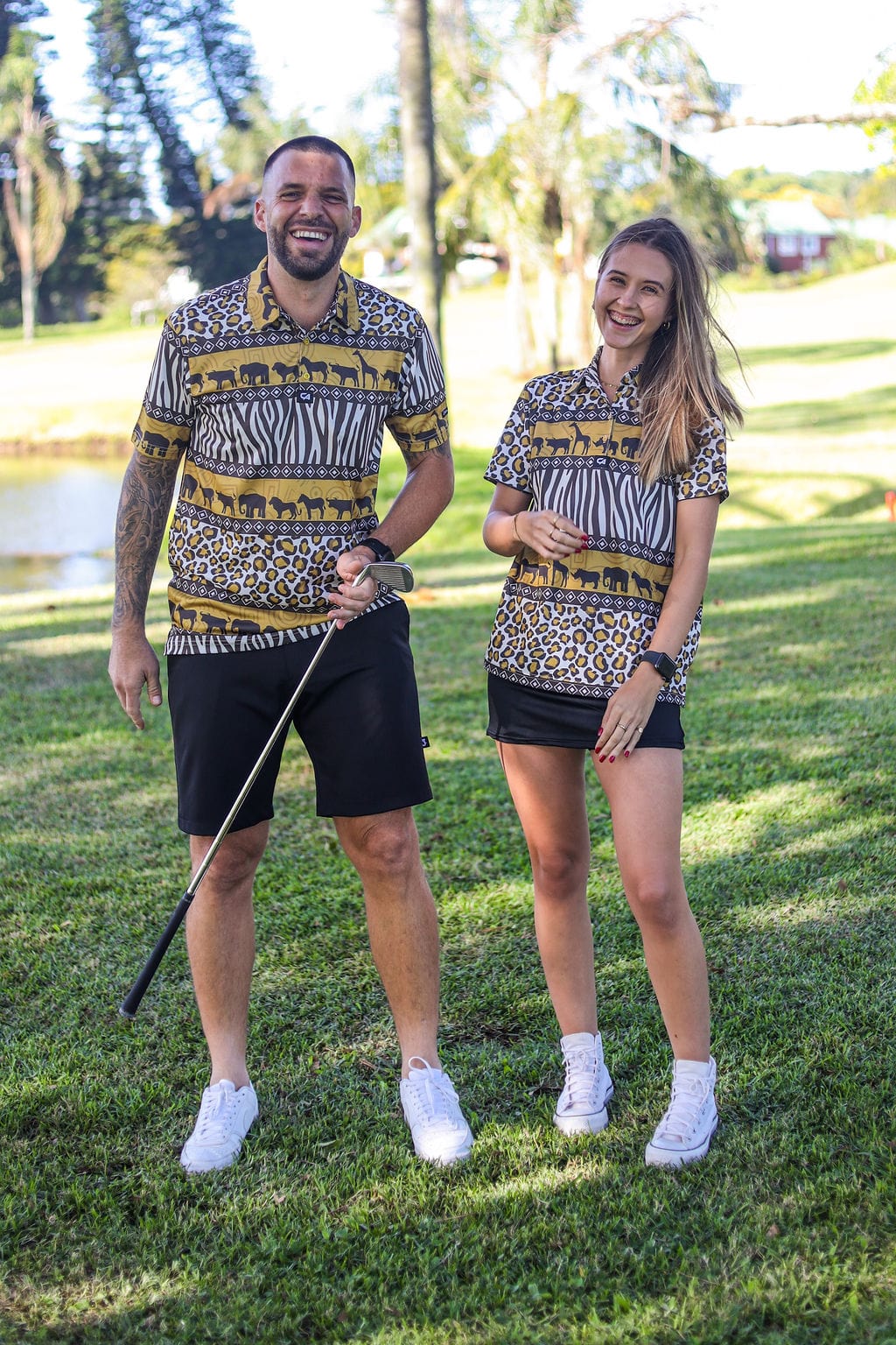 CA Ladies Funky Golf Shirt | Wild Africa