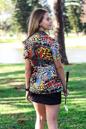 CA Ladies Funky Golf Shirt | Hides Of Africa
