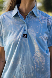 CA Ladies Funky Golf Shirt | African Skies