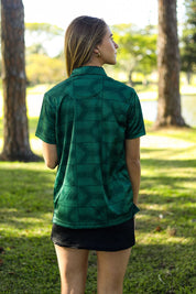 CA Ladies Supporters Golf Shirt | Green Flags
