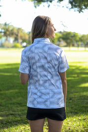 CA Ladies Supporters Golf Shirt | White Flags