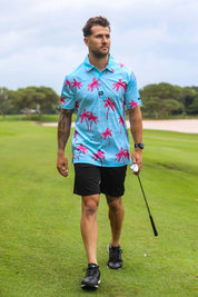 CA Funky Golf Shirt | Palm Vibes