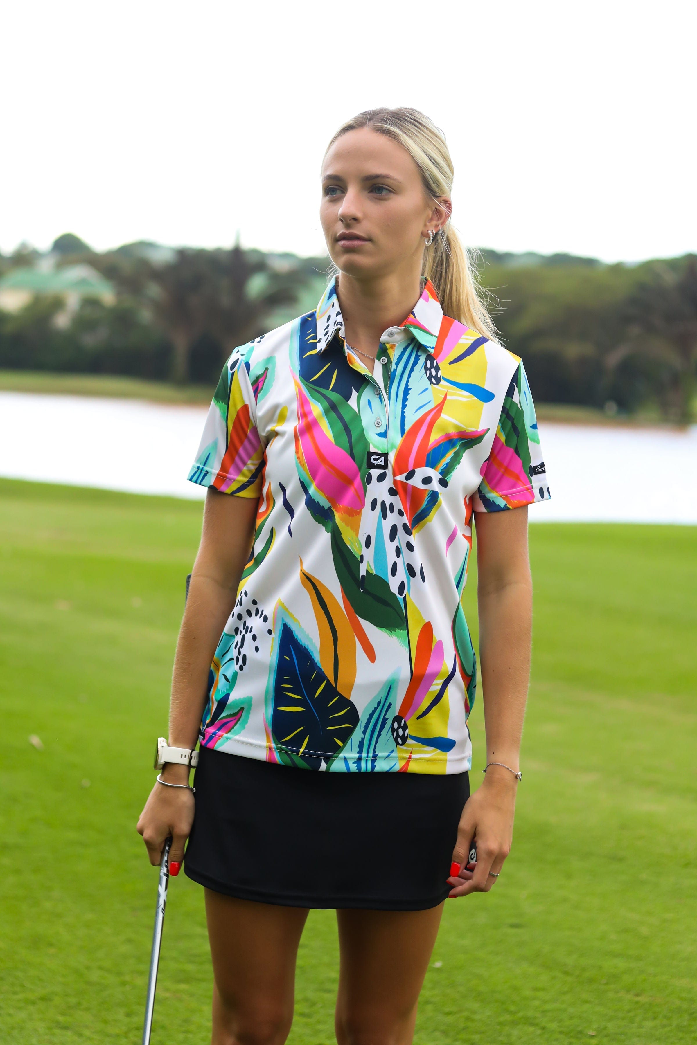 CA Ladies Funky Golf Shirt | Exotic Jungle