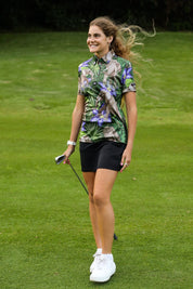 CA Ladies Funky Golf Shirt | African Elephants