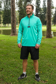 CA 365 1/4 Zip Jersey | Jade