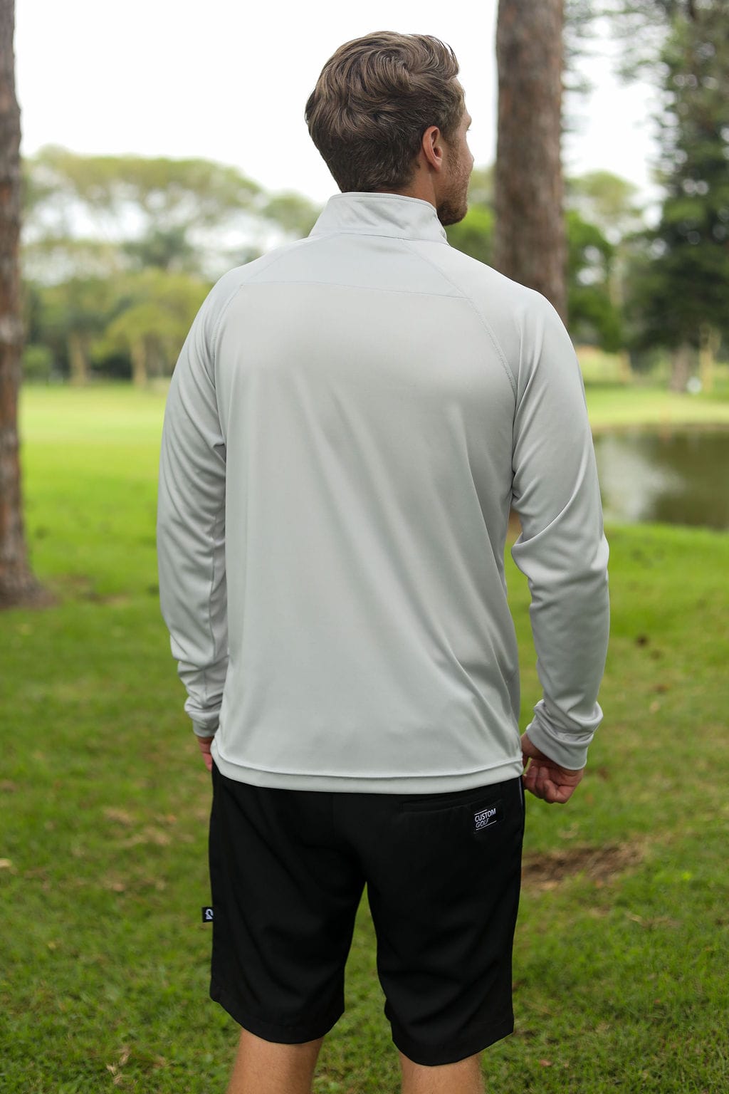CA 365 1/4 Zip Jersey | Platinum Grey