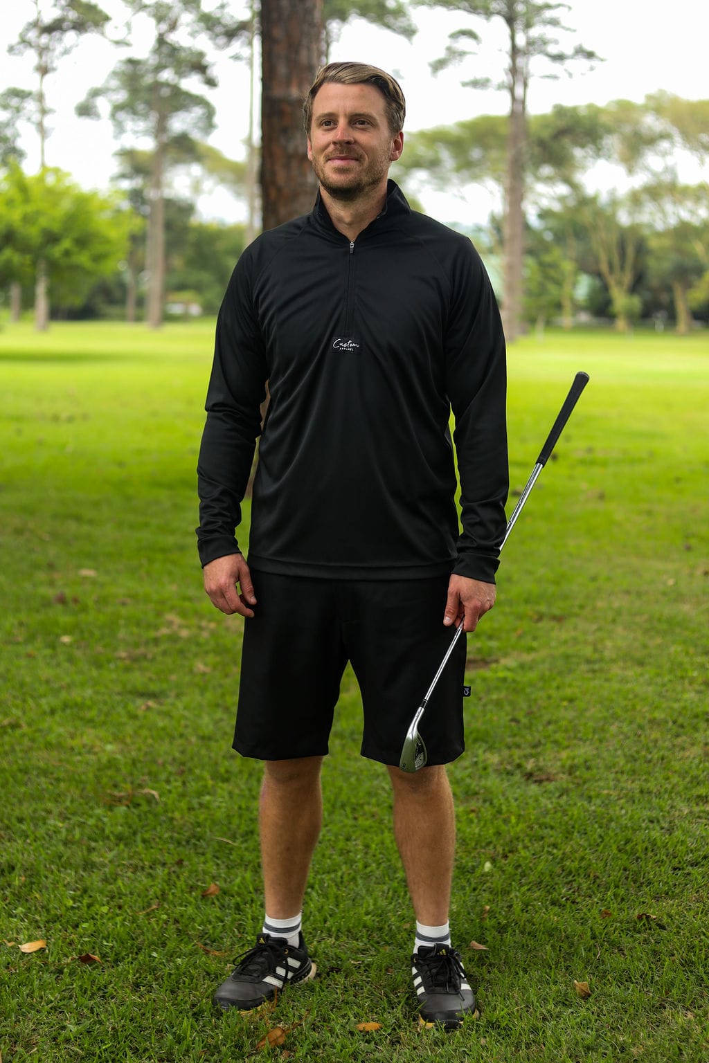 CA 365 1/4 Zip Jersey | Black