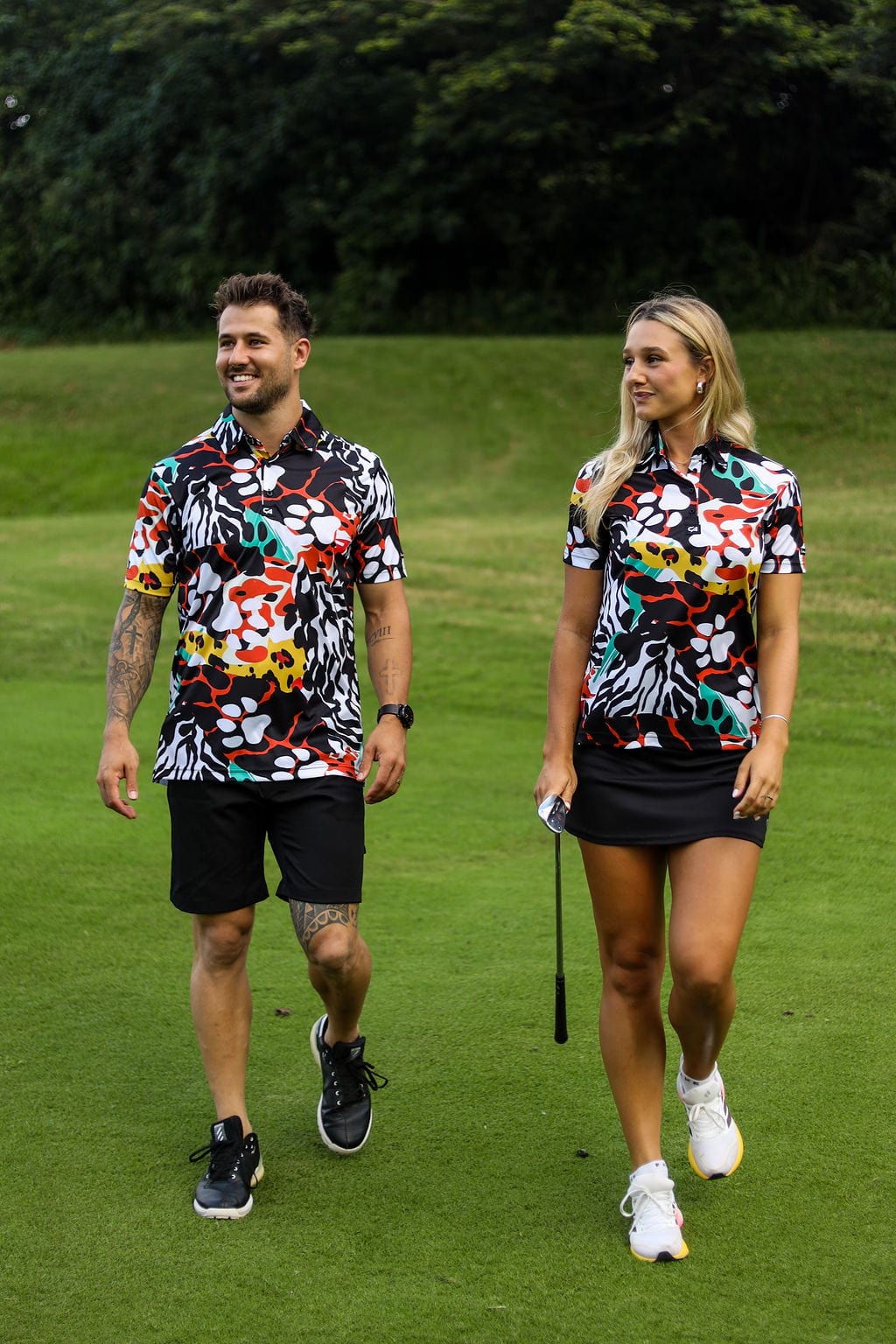 CA Ladies Funky Golf Shirt | Wild Paws