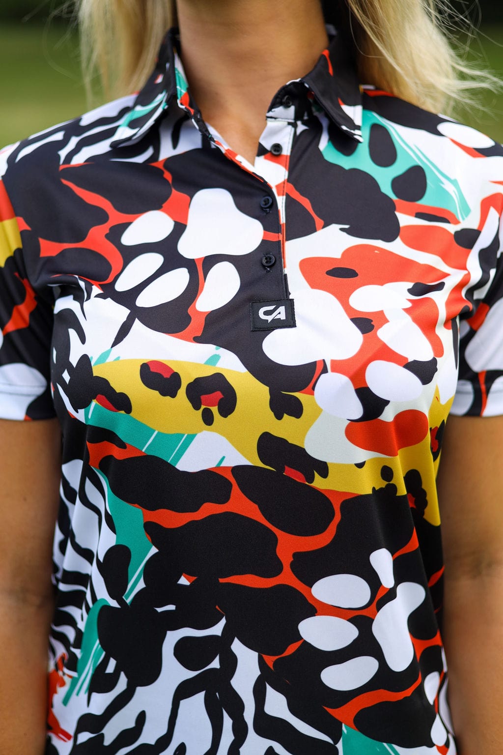 CA Ladies Funky Golf Shirt | Wild Paws