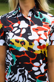 CA Ladies Funky Golf Shirt | Wild Paws