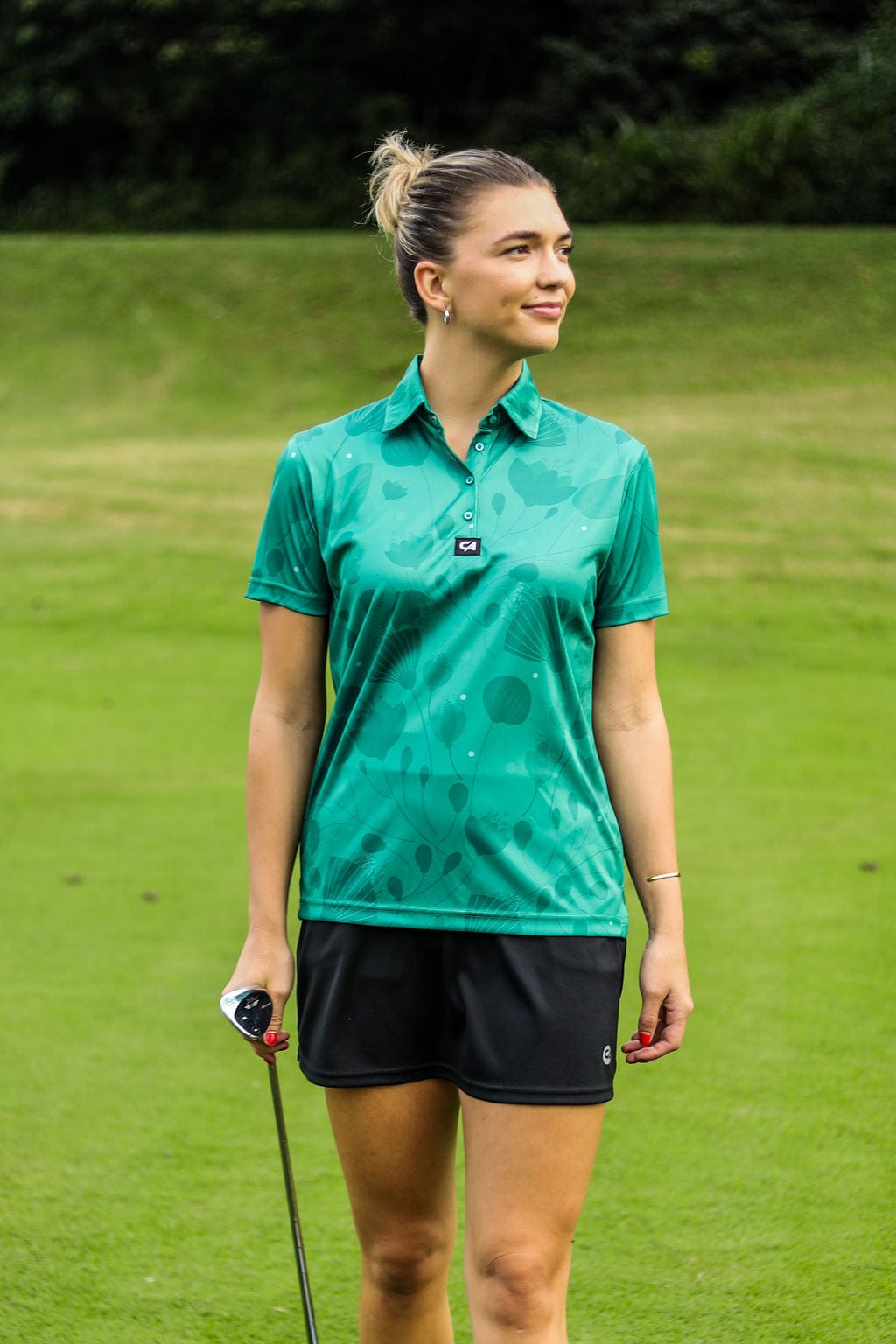 CA Ladies Funky Golf Shirt | Floating Greens