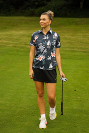 CA Ladies Funky Golf Shirt | Let's Go Sailing