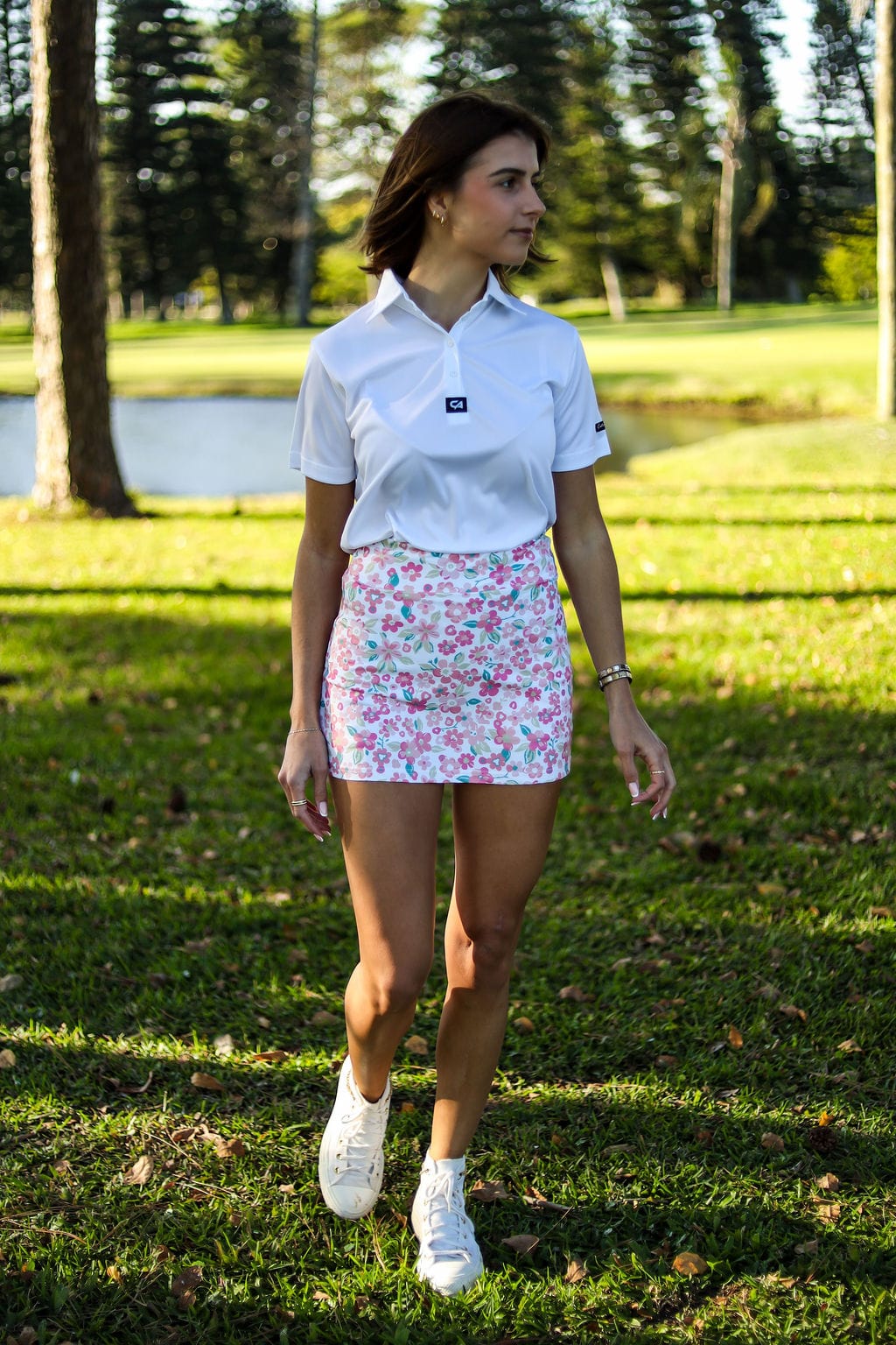 CA Ladies Golf Skort | Fairway Bloom