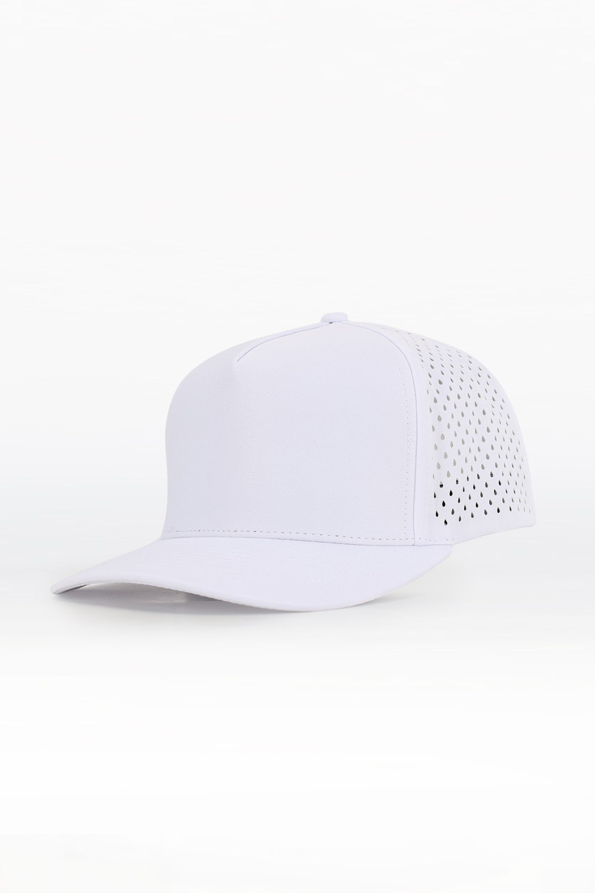 Custom Performance Peak Cap Plain (White) – Custom Apparel