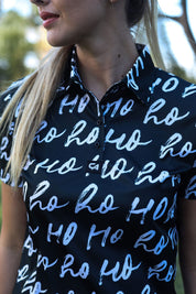 CA Ladies Funky Golf Shirt | Merry Christmas