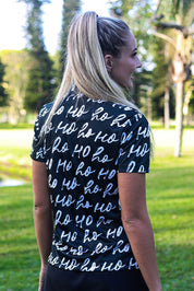 CA Ladies Funky Golf Shirt | Merry Christmas