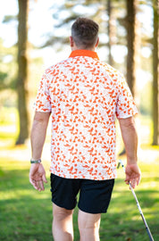 CA Premium Golf Shirt | Orange Blossoms