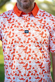 CA Premium Golf Shirt | Orange Blossoms