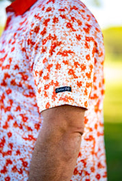 CA Premium Golf Shirt | Orange Blossoms
