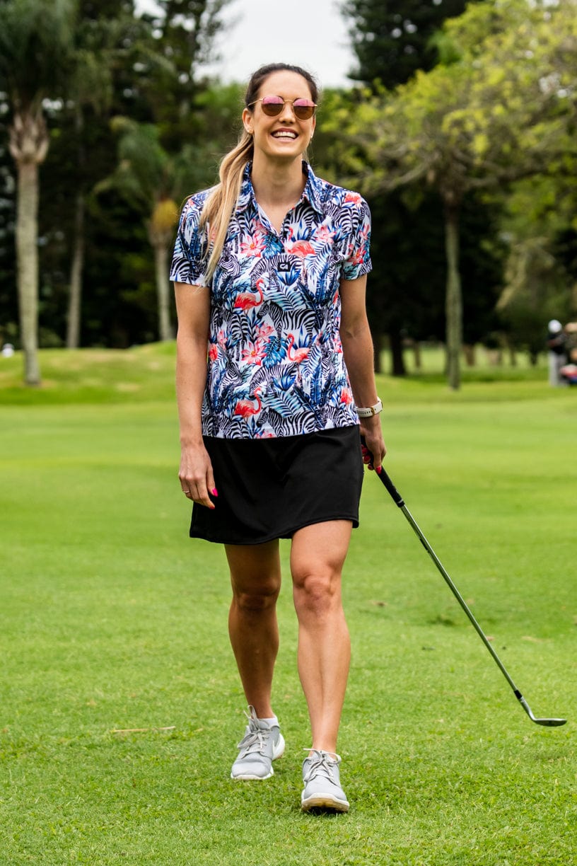 CA Ladies Funky Golf Shirt | Mingos & Zebbies