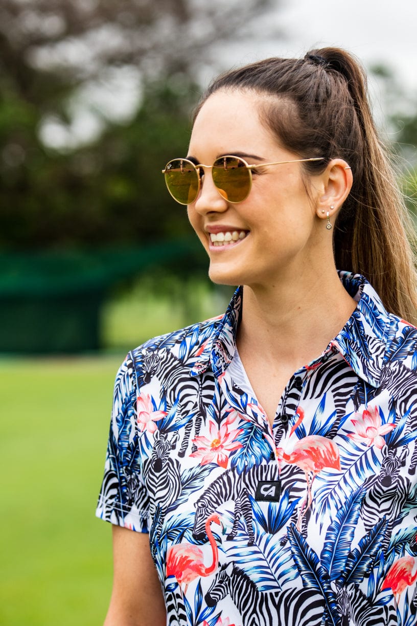 CA Ladies Funky Golf Shirt | Mingos & Zebbies