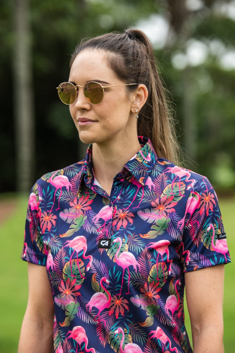 CA Ladies Funky Golf Shirt | Vibrant Mingos