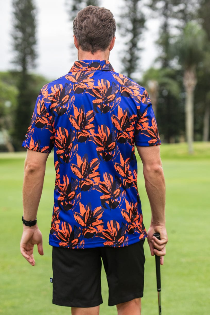 CA Funky Golf Shirt | Brushed Floral