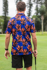 CA Funky Golf Shirt | Brushed Floral