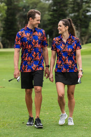 CA Funky Golf Shirt | Brushed Floral