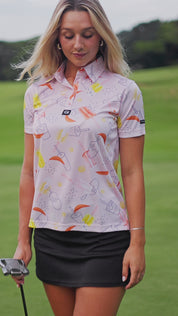 CA Ladies Funky Golf Shirt | Lolly Jolly