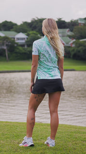 CA Ladies Funky Golf Shirt | Mint Twirl