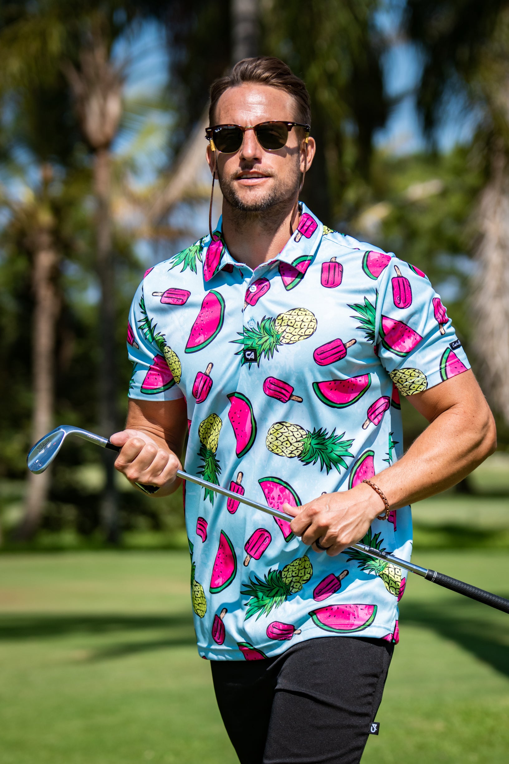 CA Funky Golf Shirt | Tropical Dream